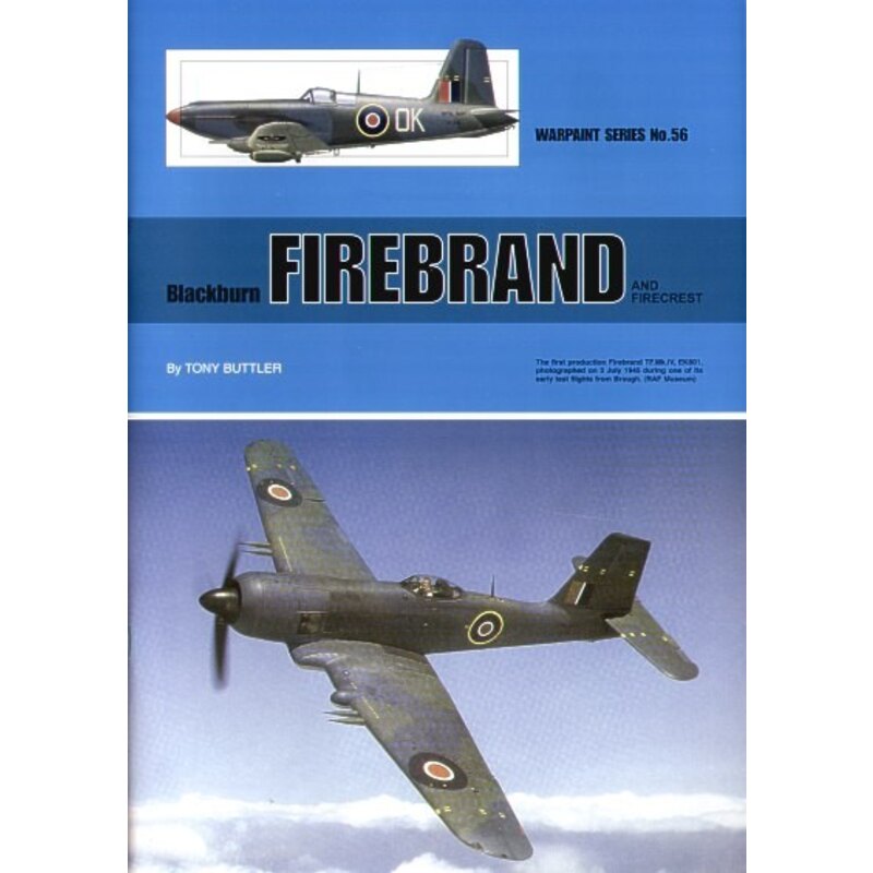 Libro Blackburn Firebrand and Firecrest by Tony Butler (Hall Park Books Limited)