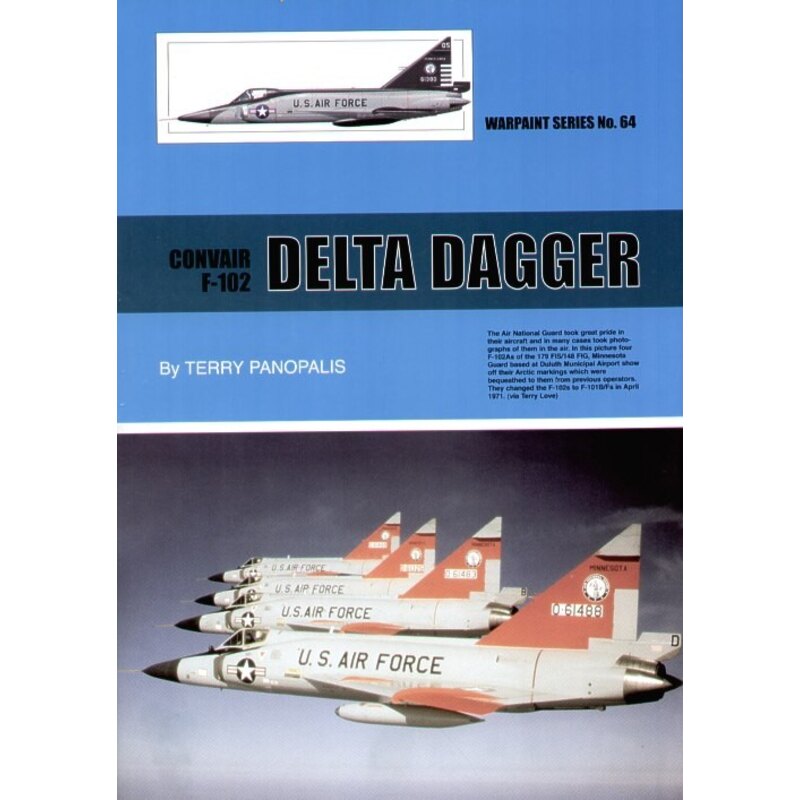 Libro Convair F-102 Delta Dagger by Terry Panopalis