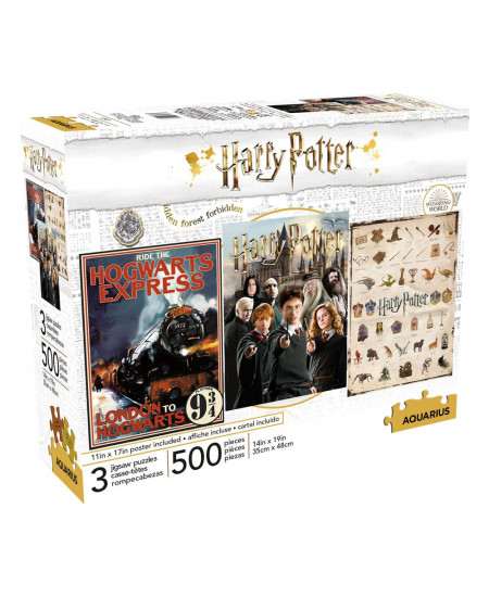 HARRY POTTER: PUZZLE HARRY POTTER - BACCHETTE - ACQUARIUS, Giochi