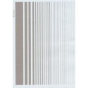 Decalcomania Stripes Aluminium