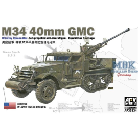 Kit Modello M34 40mm Gun Motor Carrozza "Guerra di Corea"