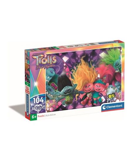 Puzzle Trolls 3 Clementoni - Puzzle per bambini Clementoni 