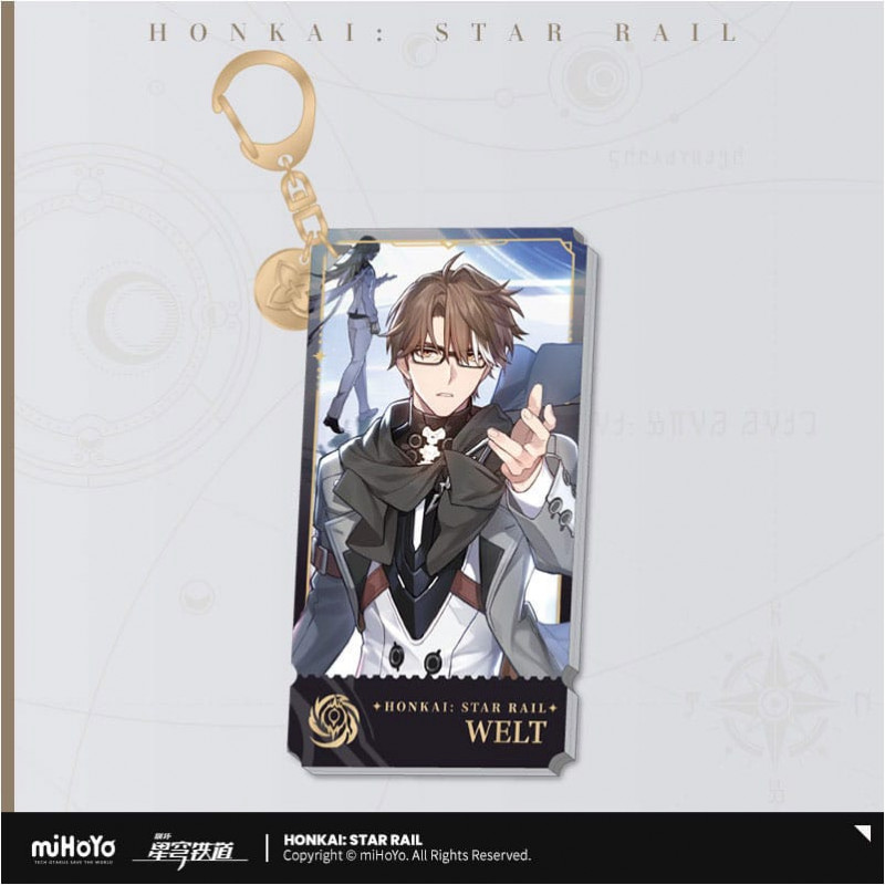 Porta-chiave Mihoyo Honkai: Star Rail Character Keychain Welt 9 cm