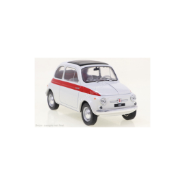 Automodello FIAT 500 1960 BLANC/ROUGE