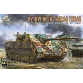 Kit Modello BORDER MODEL: 1/35; PZ.KPFW. Jagdpanzer IV/70 A Last, with PE parts and Metal Gun Barrel