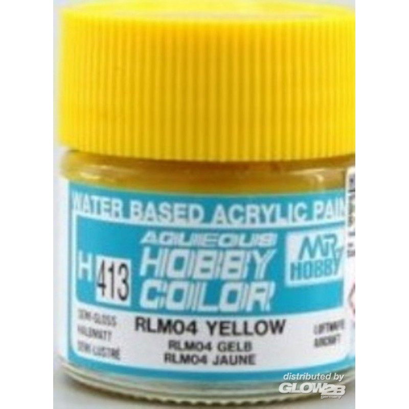  Mr Hobby -Gunze Aqueous Hobby Colors (10 ml) RLM04 Yellow