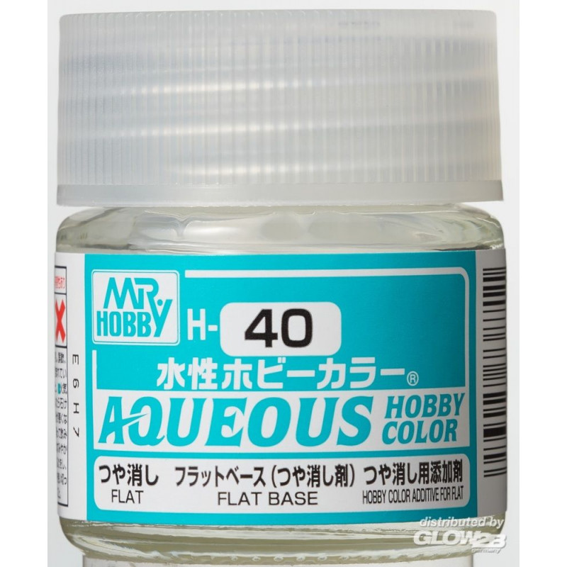  Mr Hobby -Gunze Aqueous Hobby Colors (10 ml) Flat Base