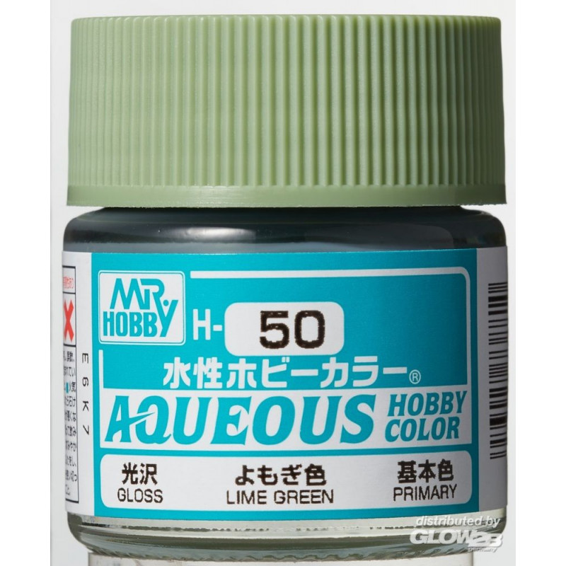  Mr Hobby -Gunze Aqueous Hobby Colors (10 ml) Lime Green