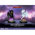 Figurina Dragons pack 2 Mini Egg Attack Toothless & Light Fury figurines 10 cm