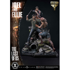  The Last of Us Part I statuette Ultimate Premium Masterline Series Joel & Ellie Deluxe Version (The Last of Us Part I) 73 cm