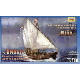 Kit modello 1:100 Nina. Christopher Columbus Expedition Ship