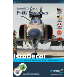 Decalcomania IAF Early McDonnell F-4E Phantom 'Kurnass'