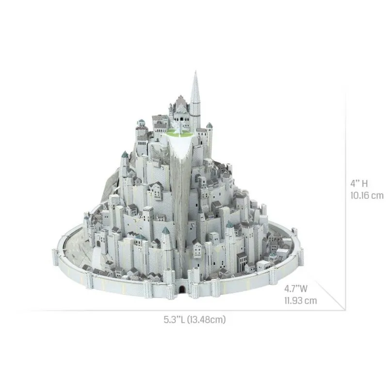 Fascinations ICONX Lord of the Rings MINAS TIRITH Metal Earth