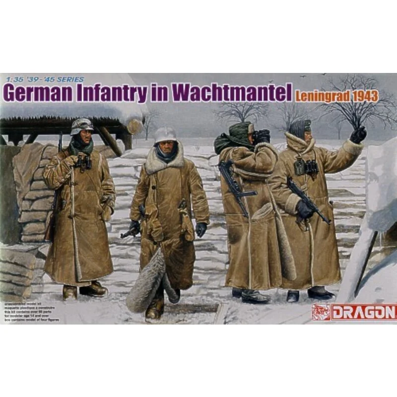 German Infantry in Wachtmantel (Leningrad 1943)