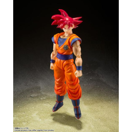 Dragon Ball Super SH Figuarts Super Saiyan God Son Goku Saiyan God of Virture 14 cm