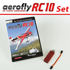 Aerofly RC10 with Graupner cord