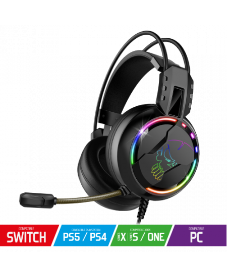 Spiriti Of Gamer Cuffie Gaming Wireless Rgb Compatibile Ps5, Ps4