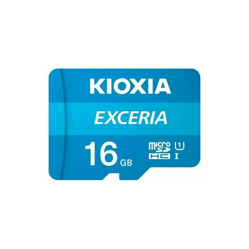 Scheda Micro SD - 16 Gb SDHC Classe 10 UHS-1 Kioxia - con adattatore