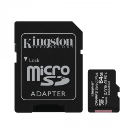 MicroSD XC 64 GB + adattatore Classe 10