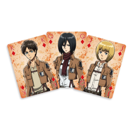  Attack On Titan playing card game