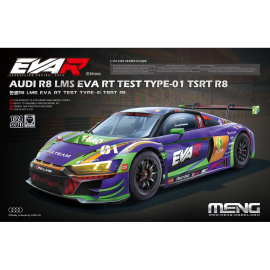 Kit modello MENG MODEL: 1/24; Audi R8 LMS EVA RT TEST TYPE-01 TSRT R8