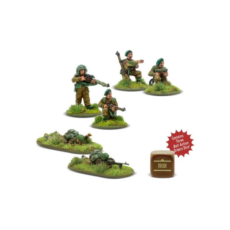 Giochi di action figure: estensioni e scatole di figure British & Inter-Allied Commandos Weapons Teams