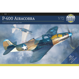 Kit modello Bell P-400 Airacobra plastic/mask/3 x decal options