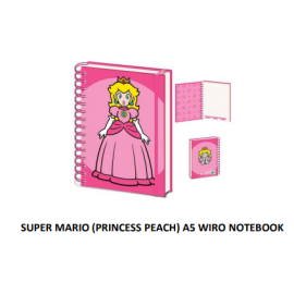  SUPER MARIO - Princess Peach - A5 notebook