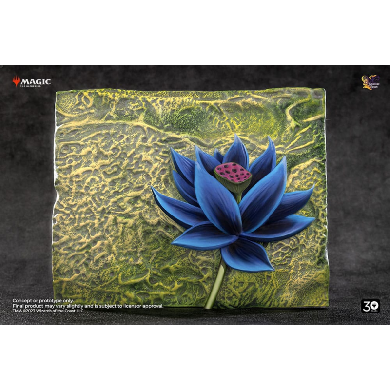 Statue Magic The Gathering relief sculpture Black Lotus Previews Exclusive 17 x 15 cm