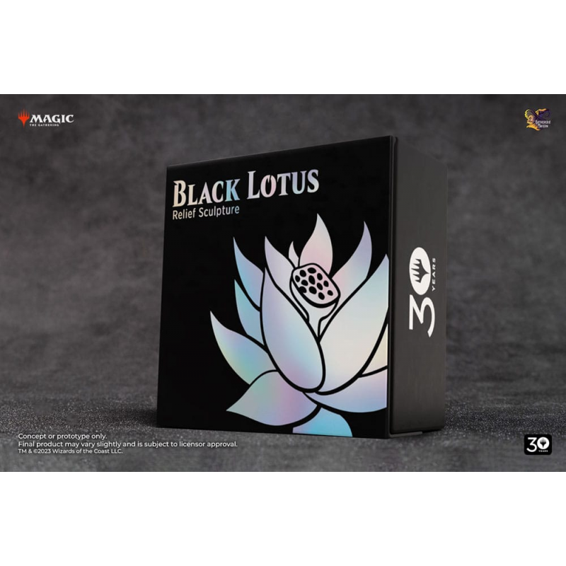 Magic The Gathering relief sculpture Black Lotus Previews Exclusive 17 x 15 cm