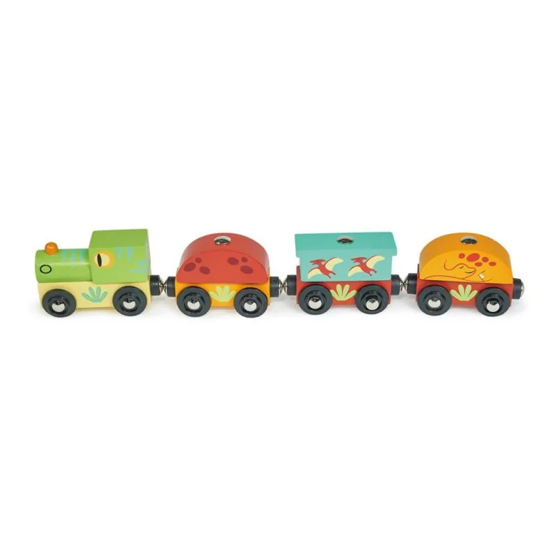 Mentari Set Trenino Mentari: DINO TRAIN 31x3,5x5cm, con lo