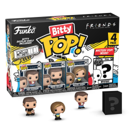 Figurina Friends pack 4 Bitty POP figures! Vinyl Joey 2.5 cm