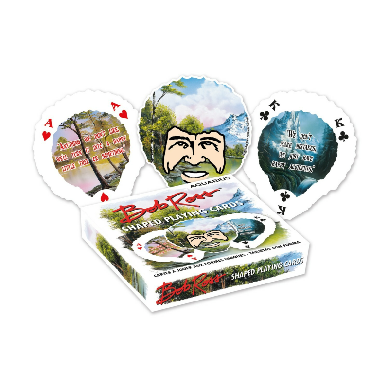 Nmr brands Bob Ross: Shaped Playing Cards nel 1001hobbies (Ref.51001)