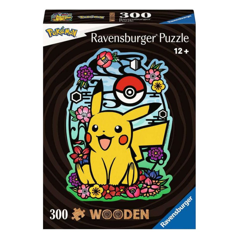Puzzle Ravensburger Pokémon wooden puzzle WOODEN Pikachu (300