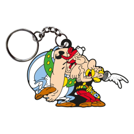 Porta-chiave Asterix keychain Asterix & Obelix Laughing 9 cm