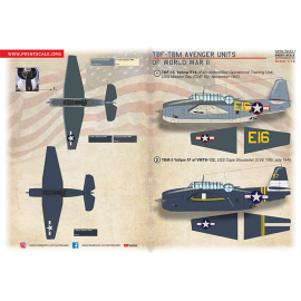  Decalcomania Grumman TBF-TBM Avenger Units of World War II 1