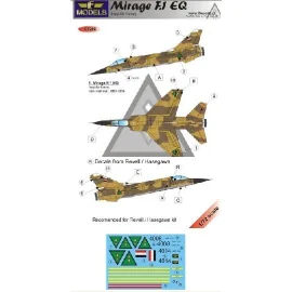 Decalcomania Mirage F.1 EQ (Iraqui Air Force)