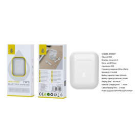  Auricolari Bluetooth 5.3 TWS - 2*30mAh con custodia ricaricabile 300mAh - NC3262 Bianco