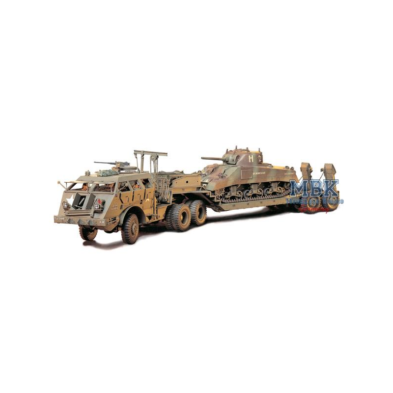 US 40Ton WWII tank transporter Dragon Wagon 50cm long with crew figures