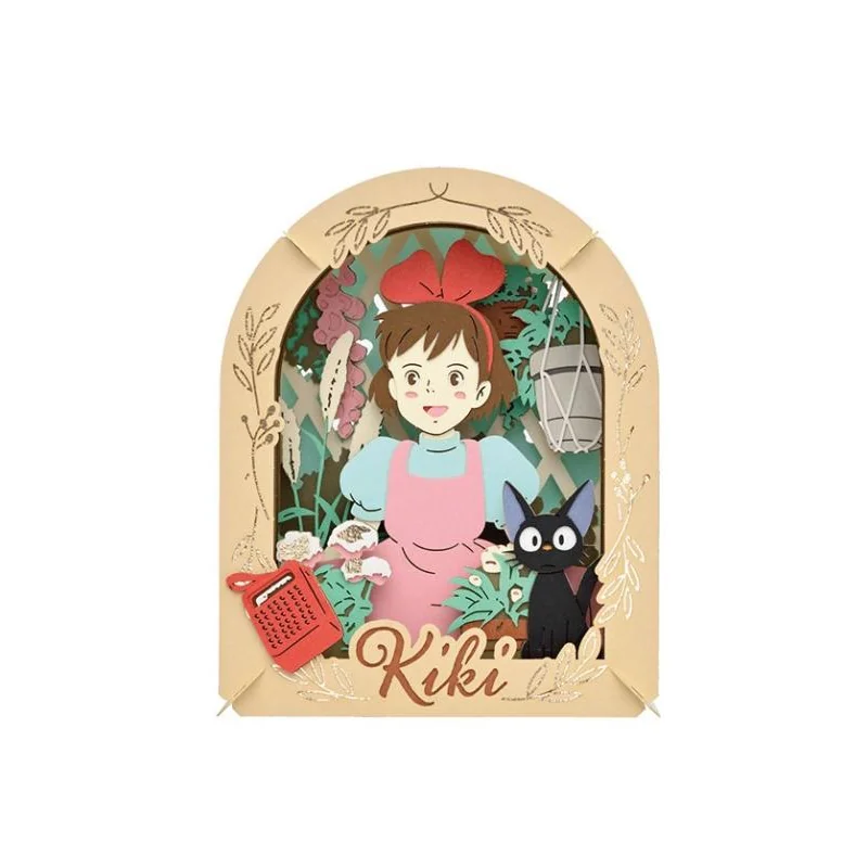 Puzzle KIKI THE LITTLE WITCH - Flower garden - Paper theater