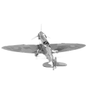 MetalEarth Aviation: WWII SUPERMARINE SPITFIGHTER, modello in metallo 3D con 1 foglio, su carta 12x17cm, 14+