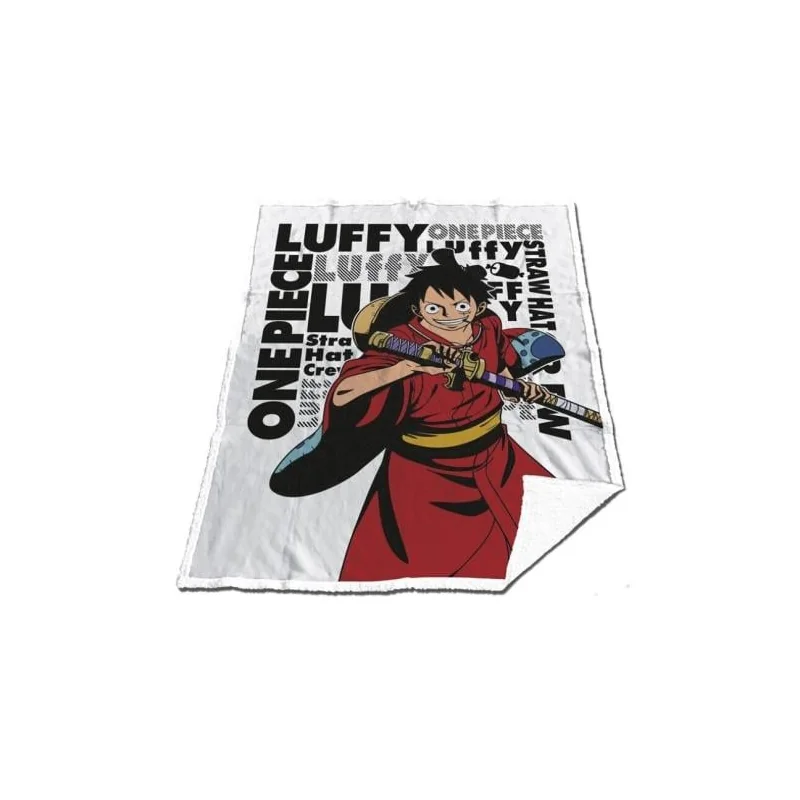  ONE PIECE - Sherpa blanket 130x170cm - Luffy "Wano"