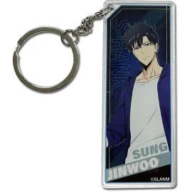  Solo Leveling keychain Sung Jinwoo Stand Art