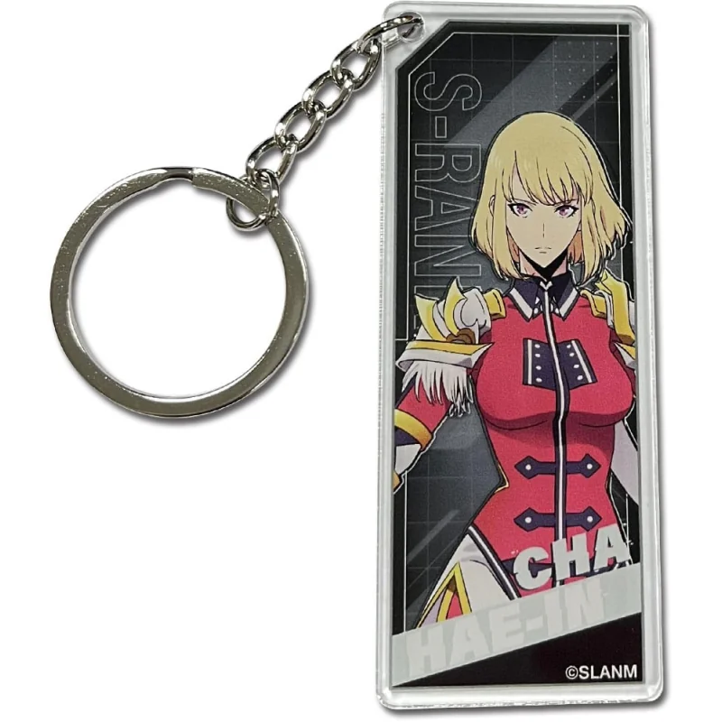  Solo Leveling keychain Cha Hae-In Stand Art