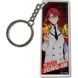  Solo Leveling keychain Choi Jong-In Stand Art