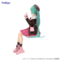 Hatsune Miku statuette Noodle Stopper Autumn Date Pink Color Ver. 14cm