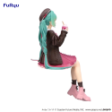 Hatsune Miku statuette Noodle Stopper Autumn Date Pink Color Ver. 14cm