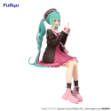 Hatsune Miku statuette Noodle Stopper Autumn Date Pink Color Ver. 14cm