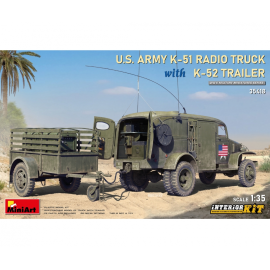 1:35 Camion radiofonico americano K-51 con rimorchio K-52