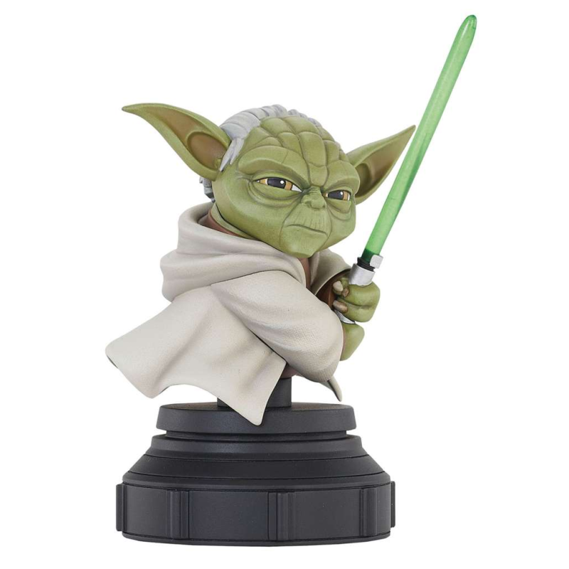  Star Wars Clone Wars Animated Yoda 1/7 Bust